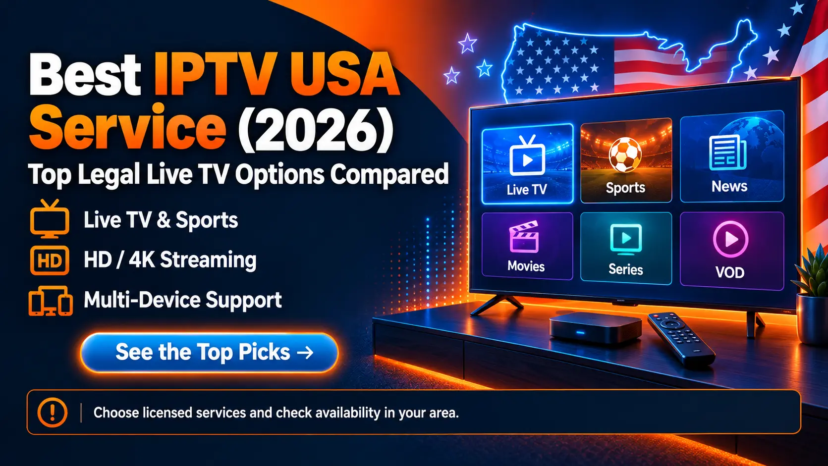 Best IPTV USA Service 2026