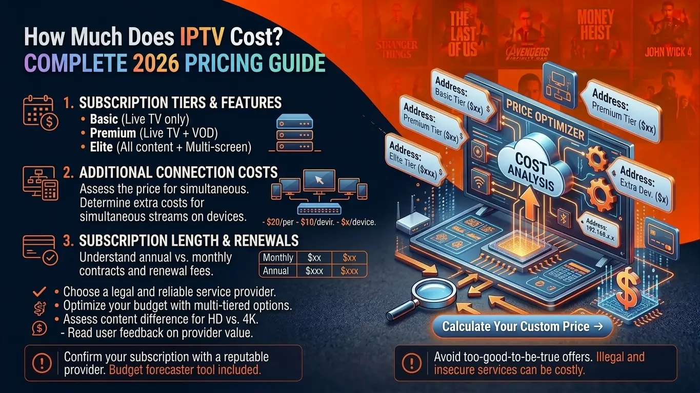 How Much Does IPTV Cost - Pricing Guide