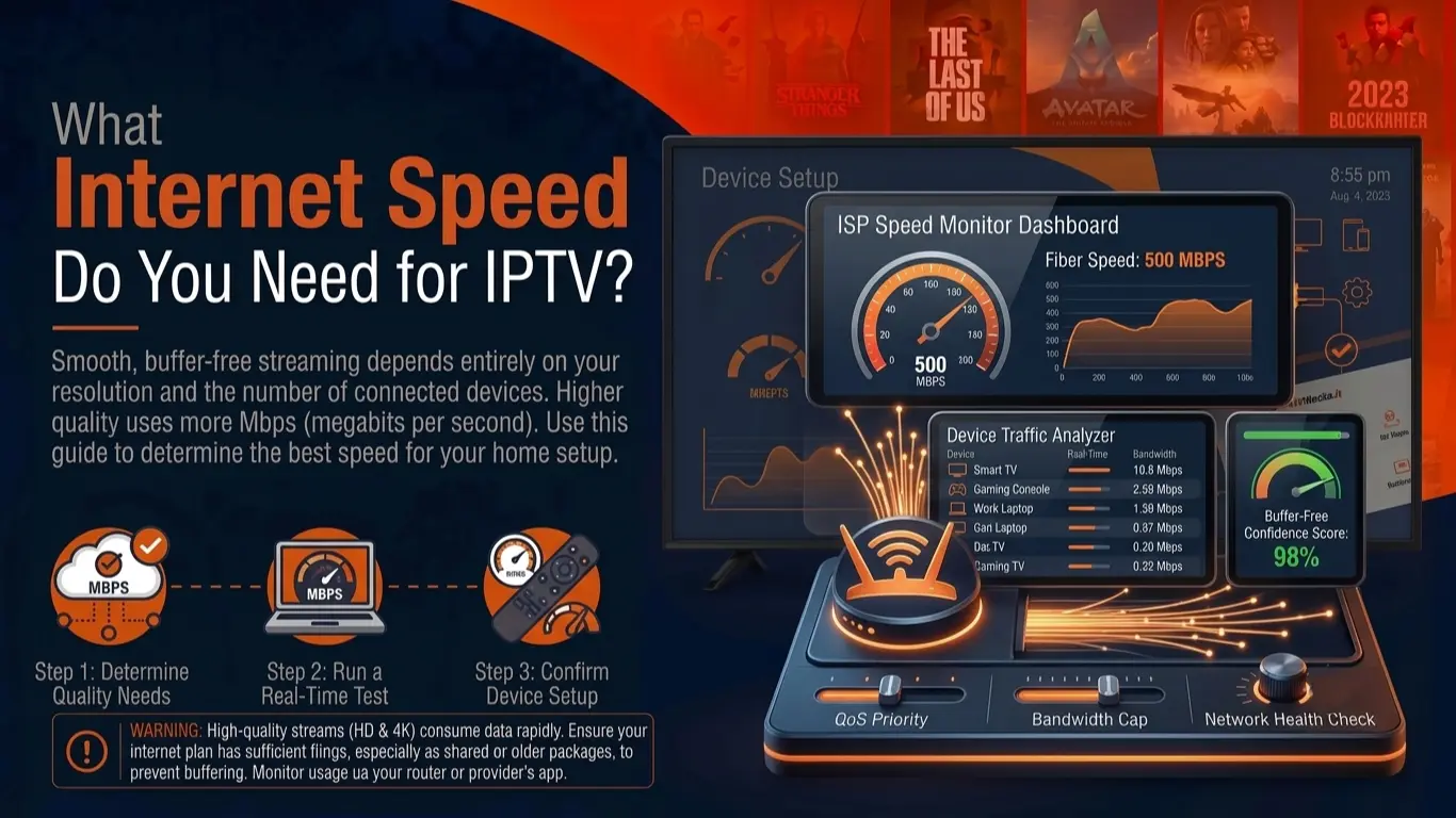 What Internet Speed Do You Need for IPTV