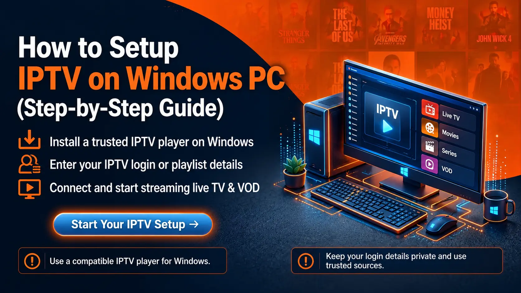 How to Setup IPTV on Windows PC