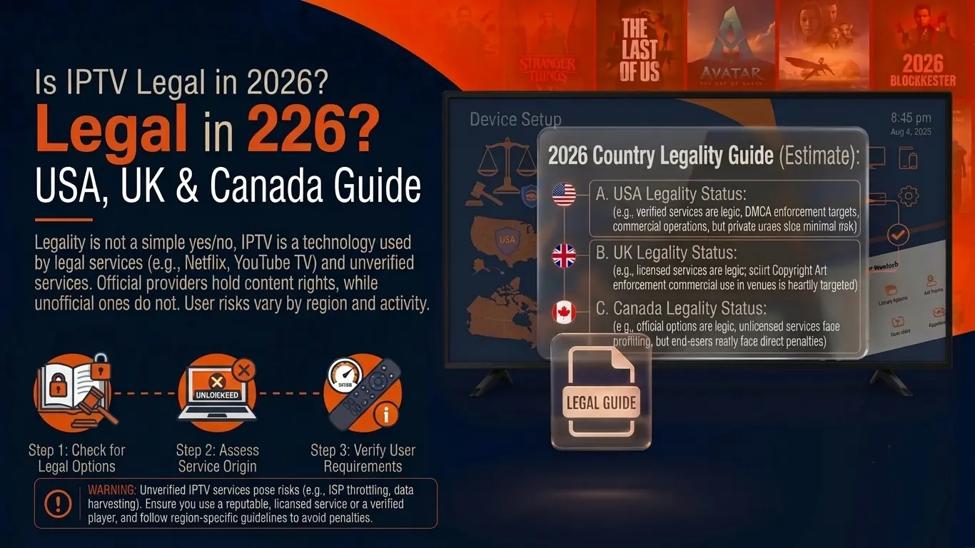 Is IPTV Legal - Complete Guide by Country