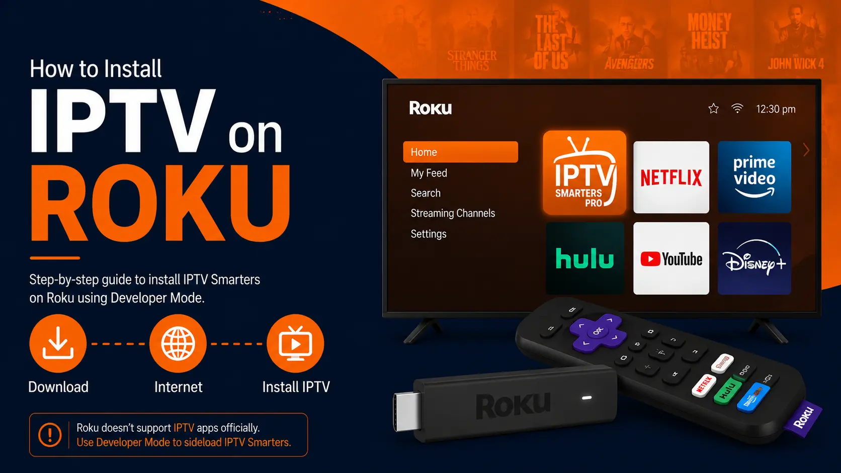 How to Install IPTV on Roku