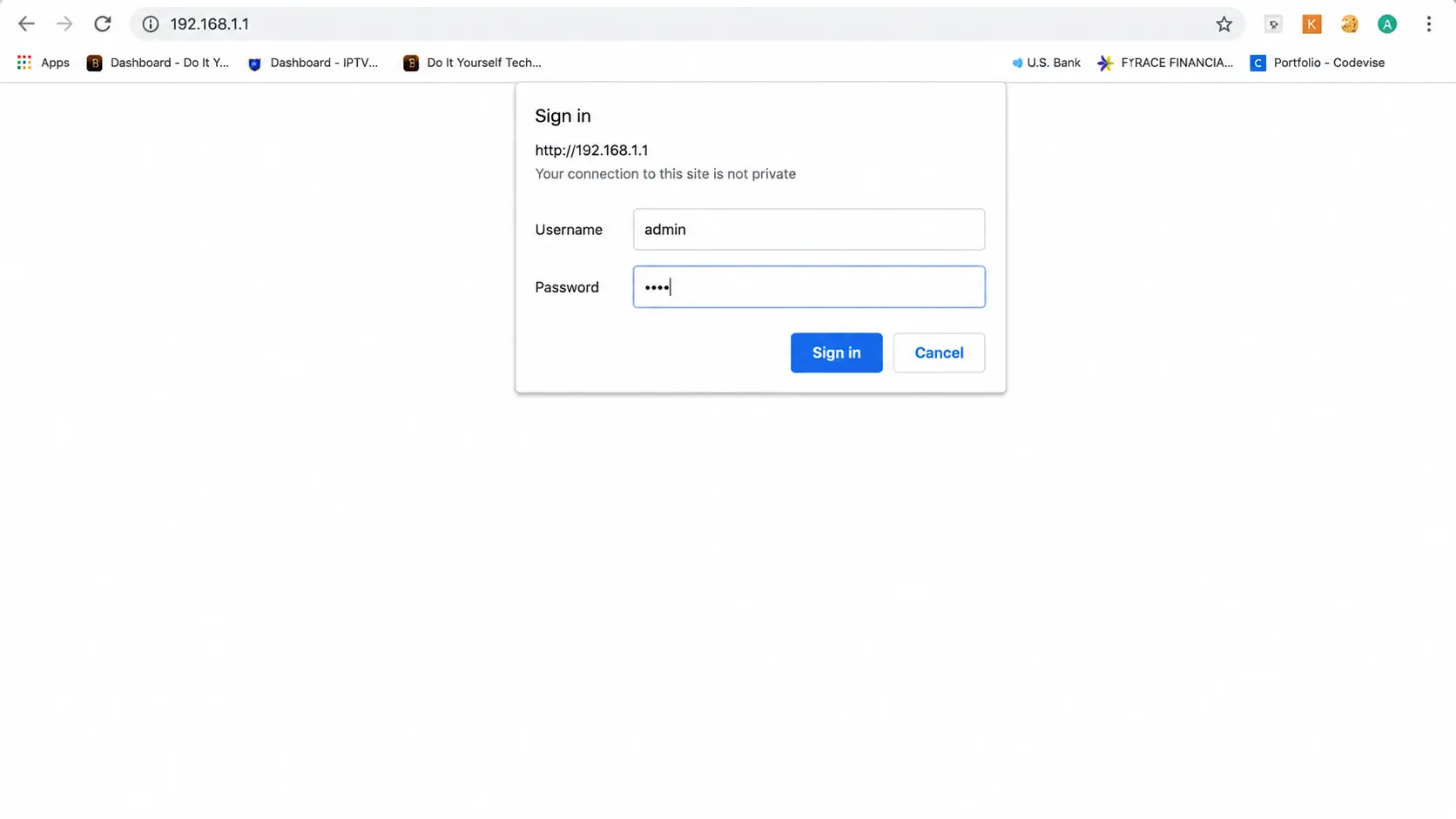 Sign in to Roku Development Application Installer