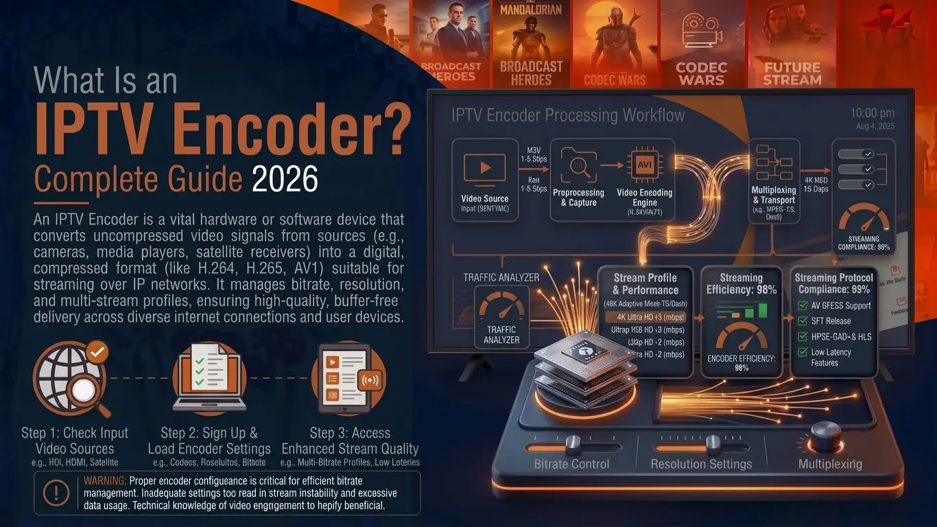 What Is an IPTV Encoder - Complete Guide