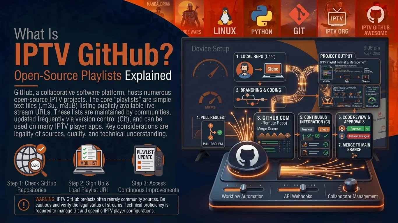 What Is IPTV GitHub - Open Source Playlists Explained