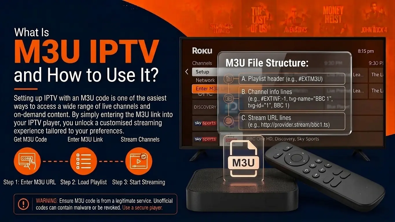 What Is M3U IPTV and How to Use It